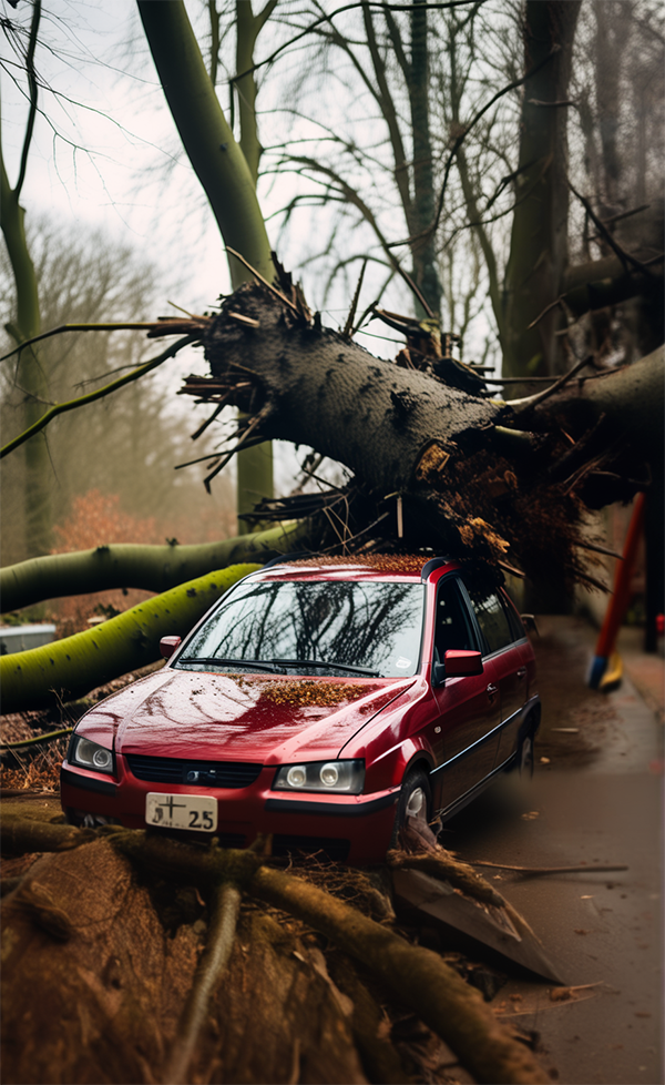 Экспертиза по оценке ущерба автомобилю от падения дерева, схода снега, затопления в Рязани